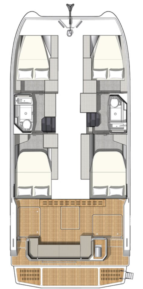 Location bateau Fountaine Pajot Fountaine Pajot MY4.S à Lefkáda sur Samboat