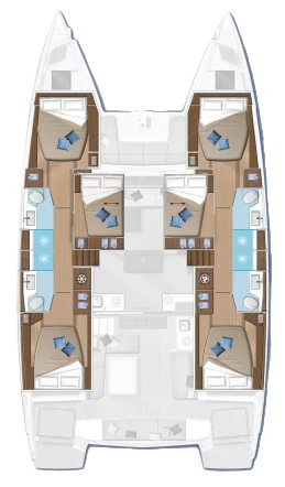 Louer Catamaran avec ou sans skipper Lagoon à Lefkáda