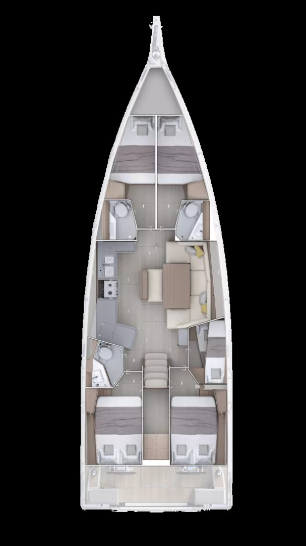 Location à Álimos - Bénéteau Oceanis 47 - 4 cab. sur SamBoat