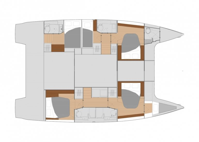 Louez un Fountaine Pajot Saona 47 à Ao Po