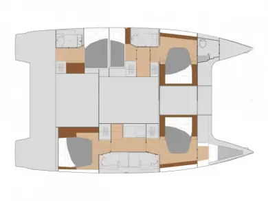 Louez un Fountaine Pajot Saona 47 à Ao Po