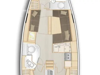 Location bateau Hanse Hanse 388 à Dénia sur Samboat