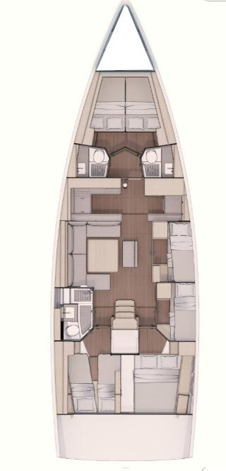 Location à Préveza - Dufour Dufour 530 sur SamBoat