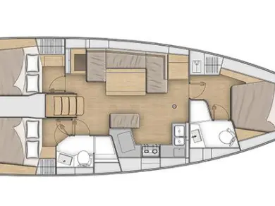 Bénéteau Oceanis 40.1 a louer à Trogir