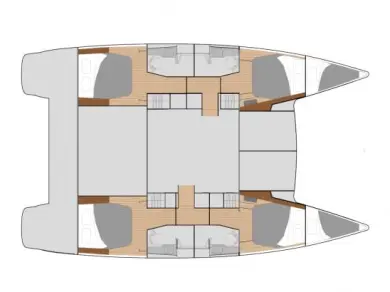 Louez un Fountaine Pajot Helia 44 à Saint-George