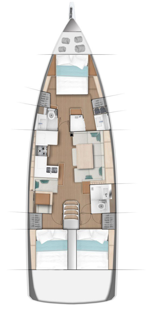 Location bateau Jeanneau Sun Odyssey 490 à Road Town sur Samboat