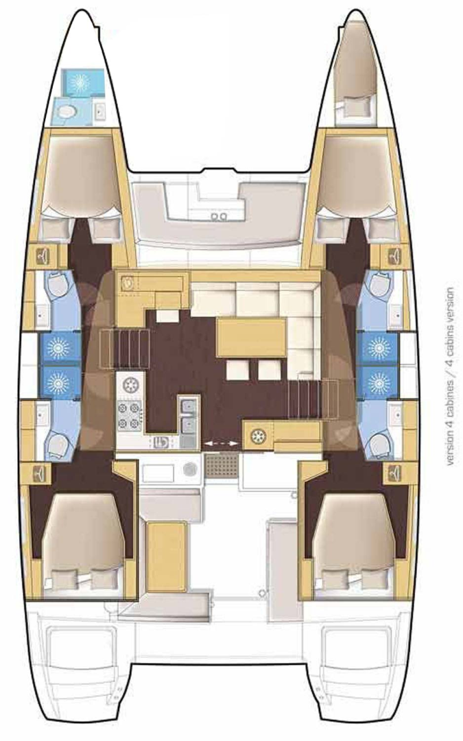 Location Catamaran Lagoon avec permis