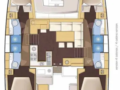Location Catamaran Lagoon avec permis