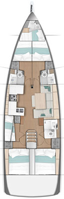 Location bateau Jeanneau Sun Odyssey 490 à Capo d'Orlando sur Samboat