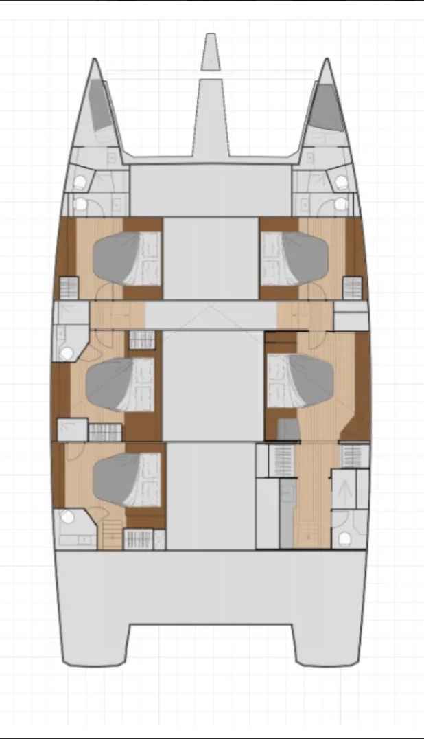 Location bateau Fountaine Pajot Fountaine Pajot Samana 59 - 5 + 2 cab. à Capo d'Orlando sur Samboat