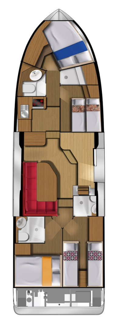 Location à Casale sul Sile - Houseboat Holidays Italia S.R.L. Minuetto 8 sur SamBoat