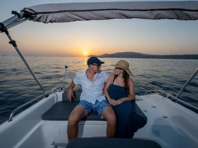 Motorboat hire in Vlychada - Poseidon Blu Water 170