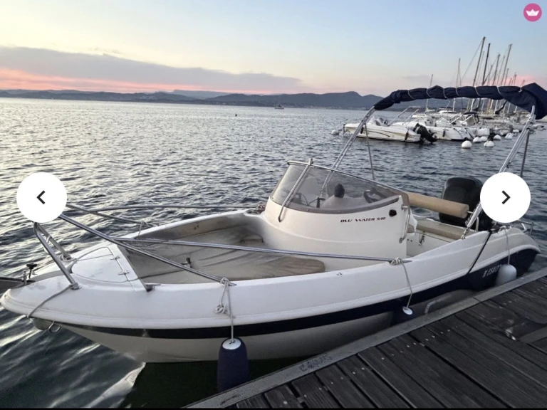 Location bateau Six-Fours-les-Plages pas cher Blu water 540