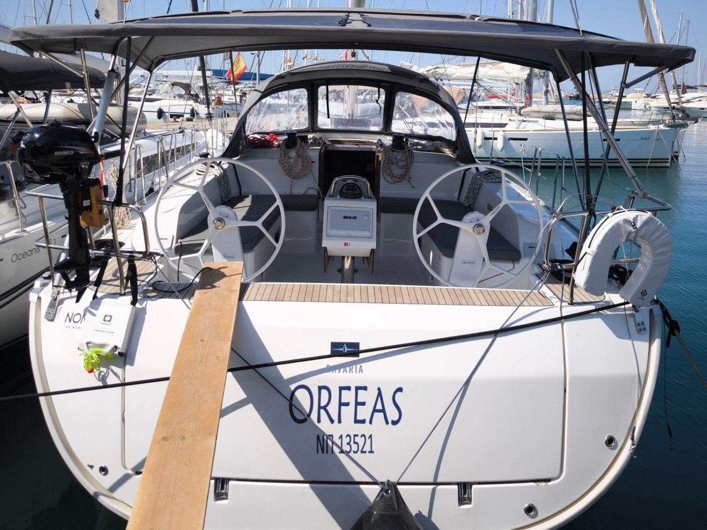 Bavaria Cruiser 46 eco solar sailboat charter in Lávrio, Greece