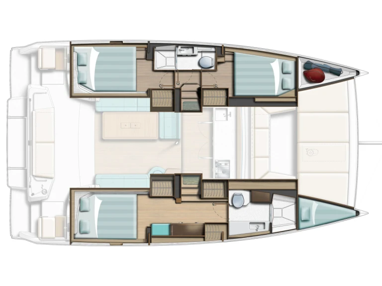 Location bateau Ribishi pas cher Bali Catsmart