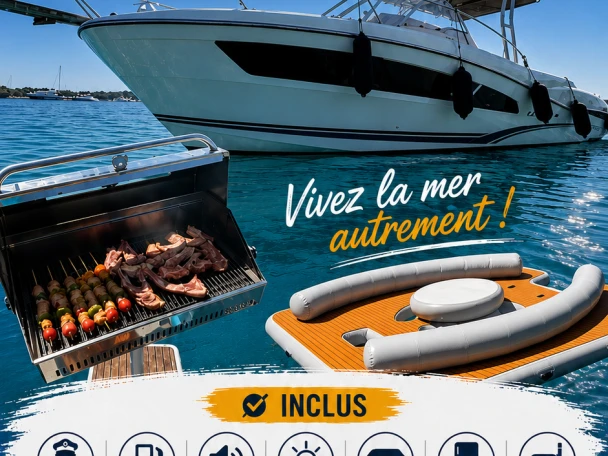 Jeanneau Cap Camarat 9.0 WA a louer à Mandelieu-la-Napoule