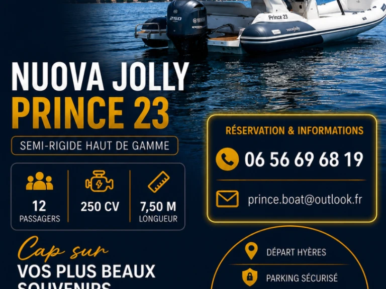 Louer Semi-rigide avec ou sans skipper Nuova Jolly à Hyères