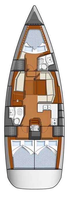 Location à Lefkáda - Jeanneau Sun Odyssey 42 DS sur SamBoat