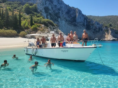 Hire Motorboat Ocean Yachts with a boat licence