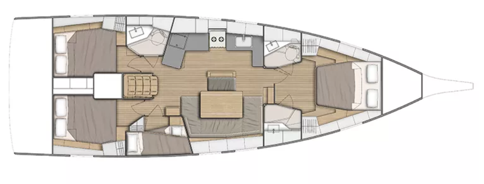 Location bateau Bénéteau Oceanis 46.1 à Arzon sur Samboat