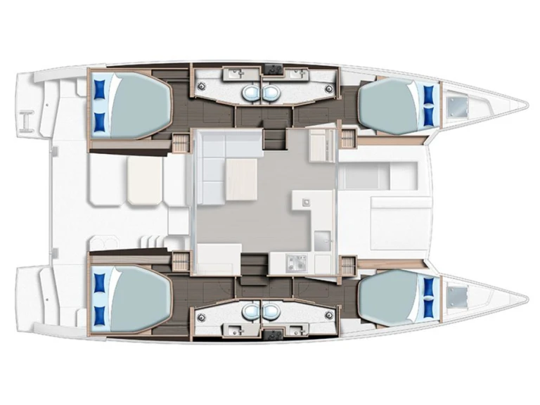 Location Catamaran à Road Town -  Sunsail 424/4/4
