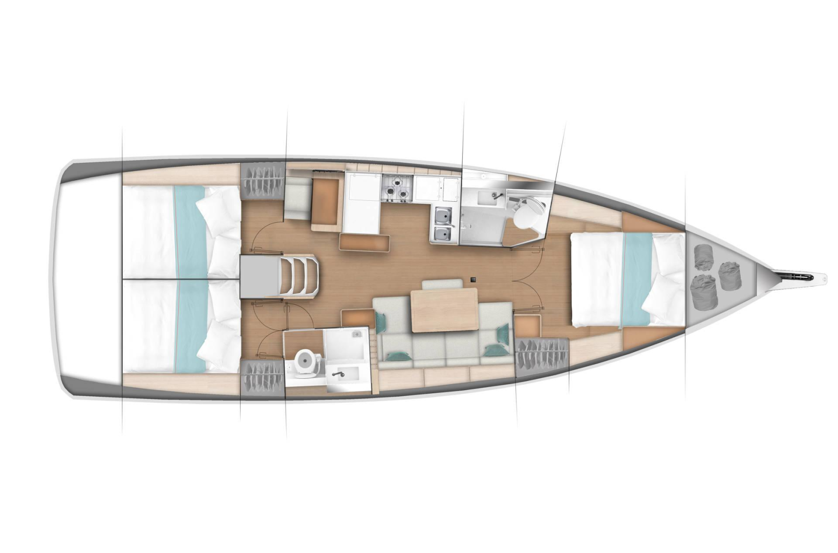 Jeanneau Sun Odyssey 440 a louer à Punat