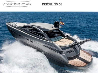 Verhuur Motorboot Pershing met vaarbewijs
