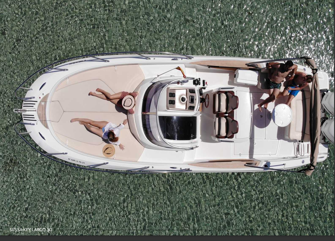 Location bateau Sessa Marine Key Largo 30 à Ibiza (Ville) sur Samboat