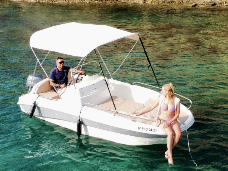Location bateau Quicksilver Activ 455 Open à Sant Antoni de Portmany sur Samboat