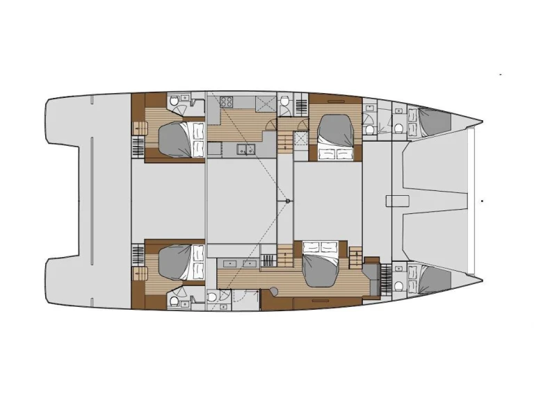 Location Yacht à Álimos - Fountaine Pajot Fountaine Pajot Power Alegria 67 (4 cab)