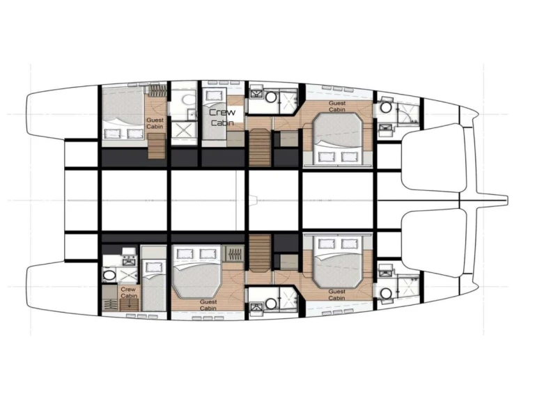 Location bateau Sunreef Sunreef 50 à Álimos sur Samboat