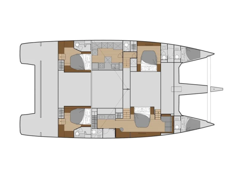 Louer Catamaran avec ou sans skipper Fountaine Pajot à Kallithéa