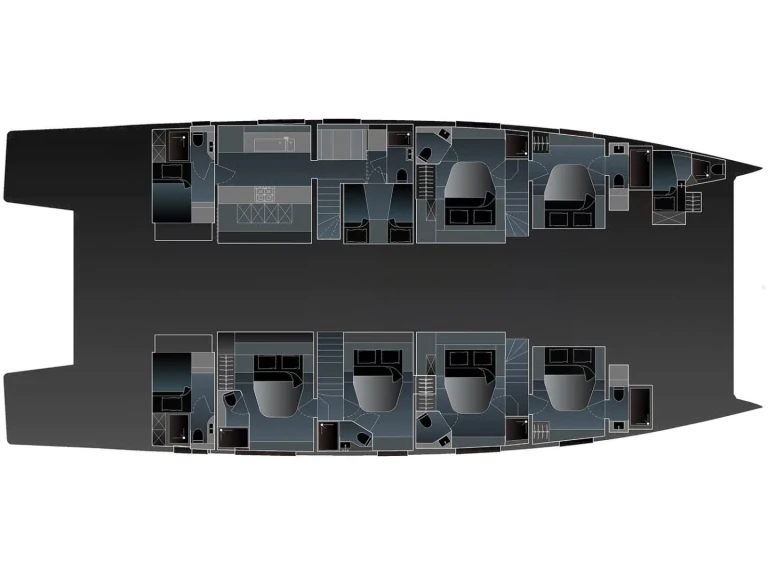 Location Yacht à Álimos - Fountaine Pajot Fountaine Pajot Power 80 (6 cab)