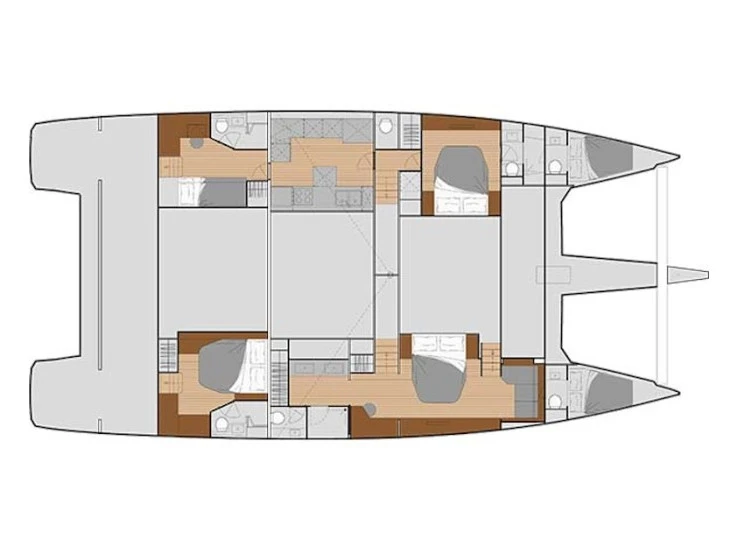Louer Catamaran avec ou sans skipper Fountaine Pajot à Néa Péramos
