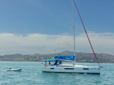 Jeanneau Sun Odyssey 440 charter bareboat or skippered in  Antigua Island