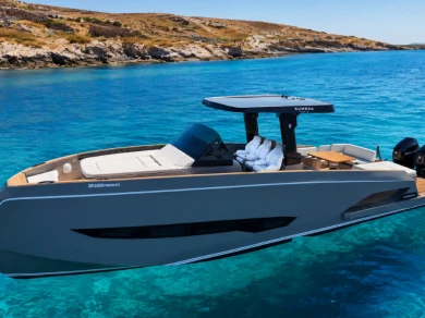 Location bateau Mykonos Port pas cher Kumbra 34