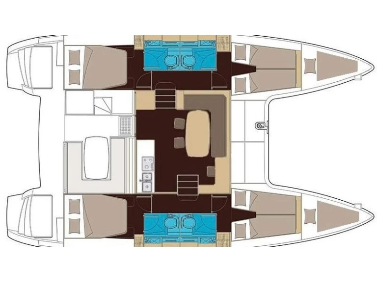 Location bateau Álimos pas cher Lagoon 400 S2