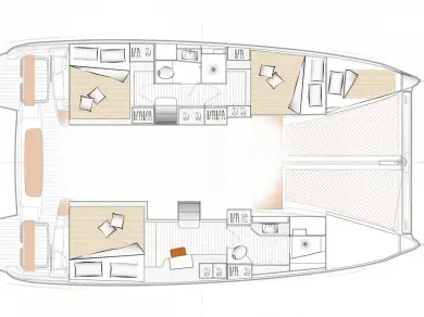 Louer Catamaran avec ou sans skipper Bénéteau à Arzon