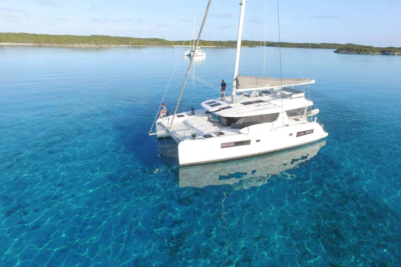 Leopard 45 Daria eco solar catamaran charter departing from Procida, Italy