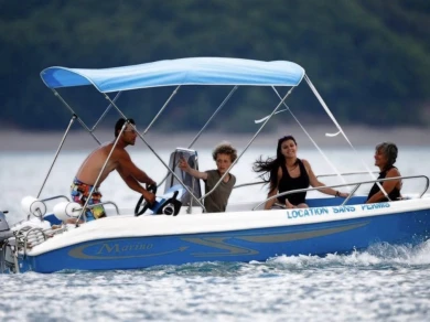 Bareboat Rental Motorboat Marino with a boat licence
