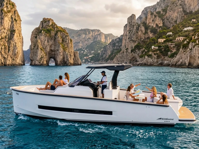 Location bateau Gozzo Libeccio 32WA à Sorrento sur Samboat