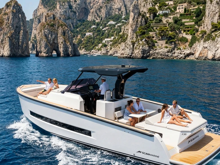 Location Bateau à moteur Gozzo avec permis