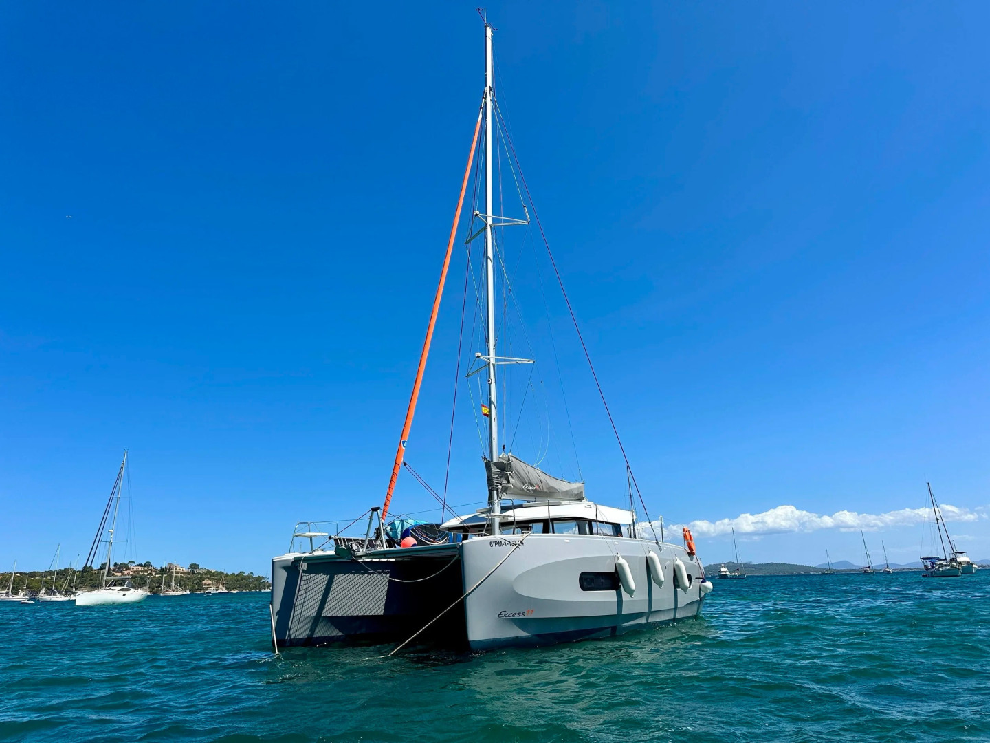 Excess 11 eco solar catamaran charter in Port de Pollenca, Mallorca, Spain