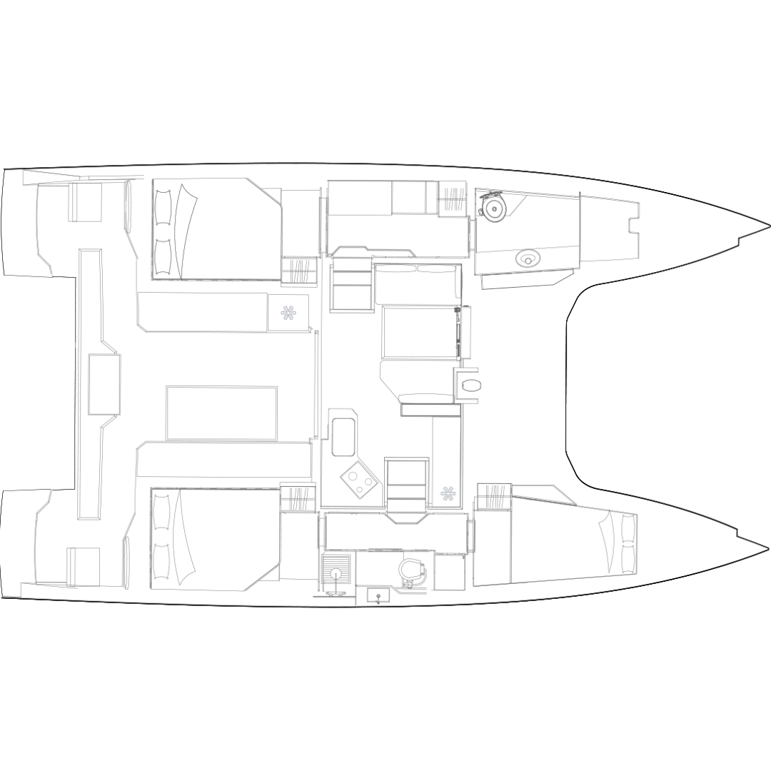 Location Catamaran à Port-Saint-Louis-du-Rhône - Nautitech Nautitech 40 Open 