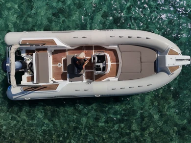 Capelli Tempest 770 charter bareboat or skippered in  Bonifacio