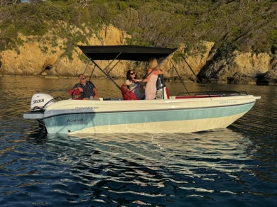 Motorboat rental with or without captain Karel Kolios