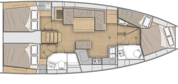 Location bateau Bénéteau Oceanis 40.1 à Le Marin sur Samboat