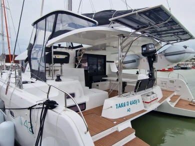 Location bateau Bonifacio pas cher Lagoon 42