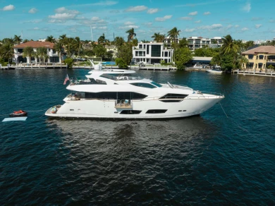 Wynajem Luksusowy jacht Sunseeker z patentem 
