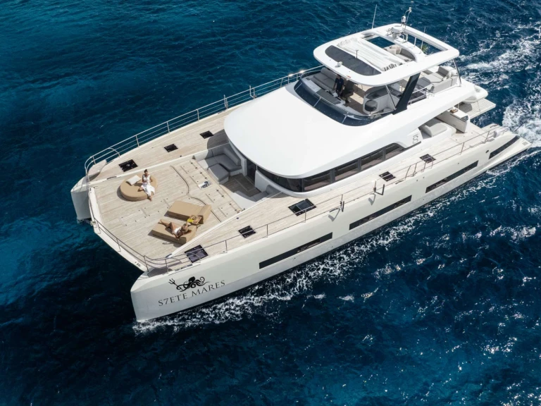 Location Yacht à Scrub Island - Lagoon SIETE MARES